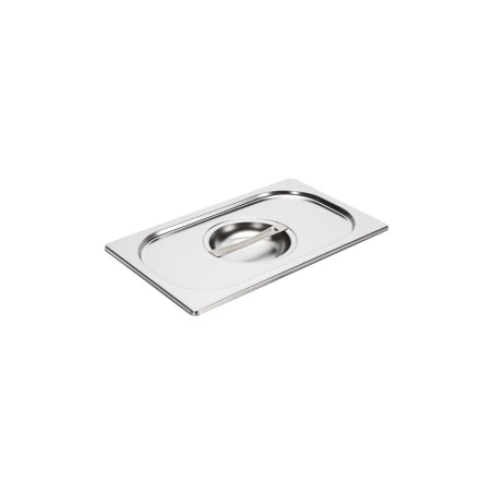 Couvercle pour bac gastronorme plein inox GN 1/4