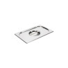 Couvercle pour bac gastronorme plein inox GN 1/4