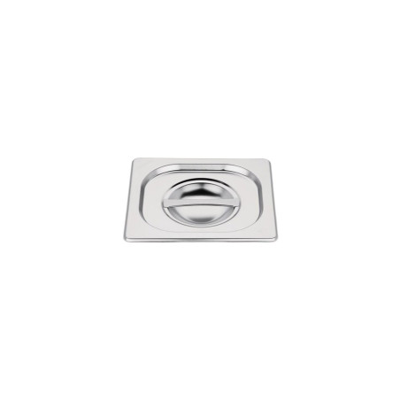 Couvercle pour bac gastronorme plein inox GN 1/6