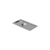 Couvercle pour bac gastronorme plein inox GN 1/9