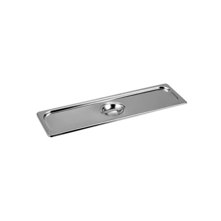 Couvercle pour bac gastronorme plein inox GN 2/4