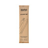 Kit 3 en 1 de couverts bois ciré - 100% bois de bouleau - fourchette, couteau et serviette - 400 pièces