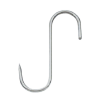 Boîte de 10 esses de boucher 8cm inox