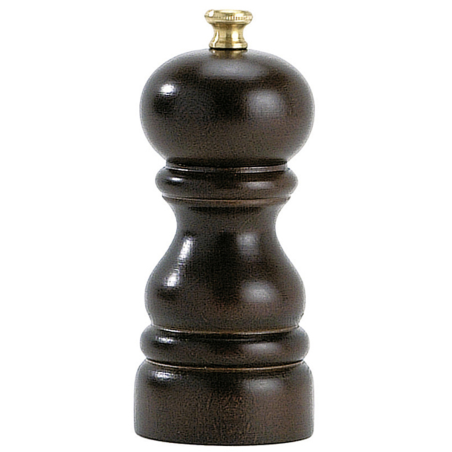 Moulin à poivre Paris 12cm manuel bois col. chocolat