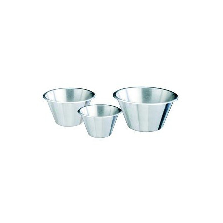 Bassine conique à fond plat inox - Ø24 cm - 3,5 L