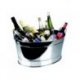Bassine multi-bouteilles 27 L inox - 53x38x25 cm