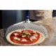 Pelle à pizza carrée - aluminium perforée manche 60 cm - 33x33 cm