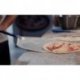 Pelle à pizza carrée - aluminium perforée manche 60 cm - 33x33 cm