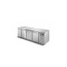 Table réfrigérée dessus inox sans dosseret - froid ventilé 0 à +10°C - PNRP9999 - 571L - 455W