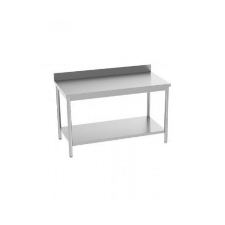 Table adossée avec étagère - 1200x700x850/900 mm