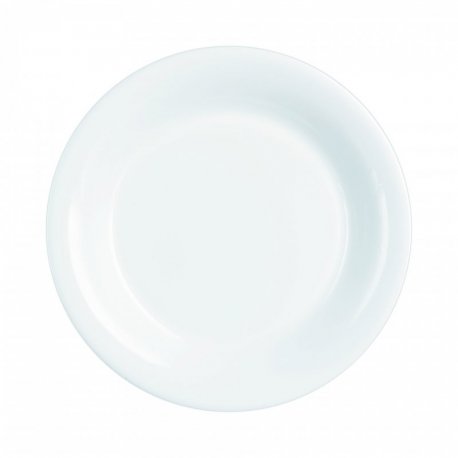 Assiette creuse Nova Aquitania - Ø22 cm en opale blanc