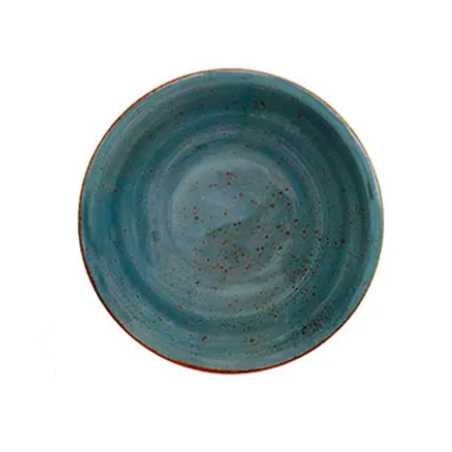 Assiette creuse Ø19 cm Salsa en mélamine - bleu