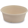 Bol droit Bagasse - 600 ml - 15,4x15,4x5,6 cm