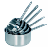 Lot de 5 casseroles inox -  Ø14,16,18,20,24 cm