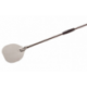 Petite pelle à pizza Ø20 cm pour bois renforcée inox - manche 1,5 m