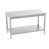 Table centrale avec étagère - 1200x600 mm