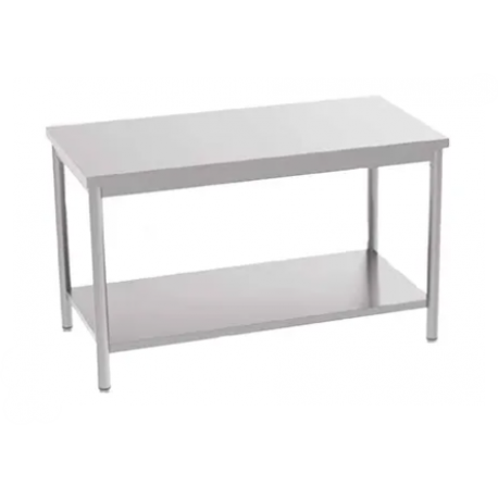 Table centrale avec étagère - 1400x600 mm