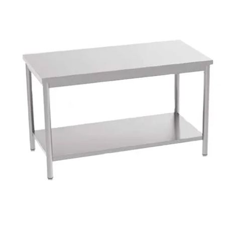 Table adossée avec étagère - 1000x600 mm