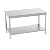 Table adossée avec étagère - 1000x600 mm