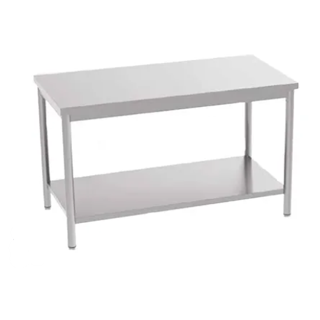 Table adossée avec étagère - 1200x600 mm