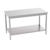 Table adossée avec étagère - 1200x600 mm