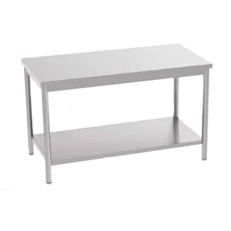 Table adossée avec étagère - 1400x600 mm