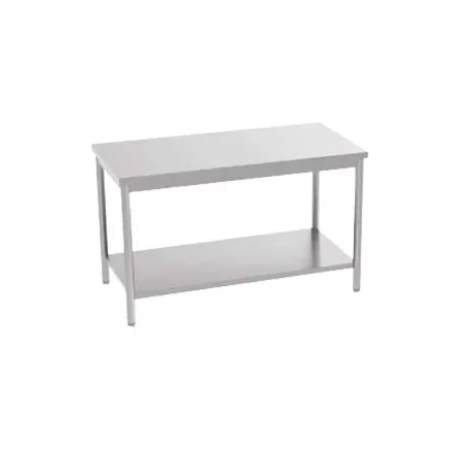 Table adossée avec étagère - 1600x600 mm