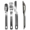 Kit couvert 3 en 1 - fourchette,couteau et cuillère en acier inox