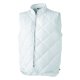 Gilet sur-veste Ulisse mixte anti-froid col officier blanc