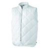 Gilet sur-veste Ulisse mixte anti-froid col officier blanc