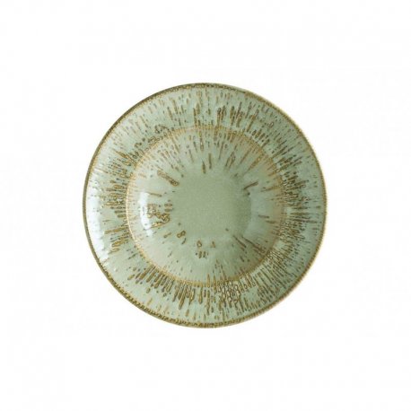 Assiette à pâtes Snell beige - Ø27 cm - bassin Ø17 cm
