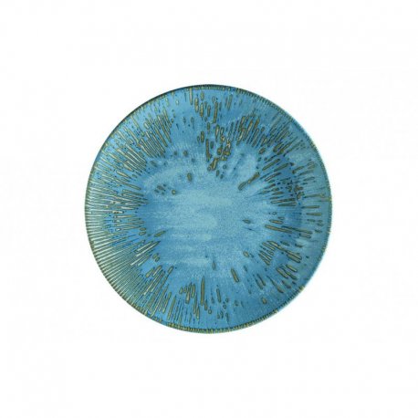 Assiette plate Snell bleue - Ø27 cm