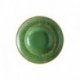 Assiette à pâtes Snell verte - Ø27 cm - bassin Ø17 cm