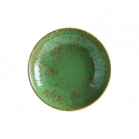 Assiette calotte Snell verte - Ø23 cm