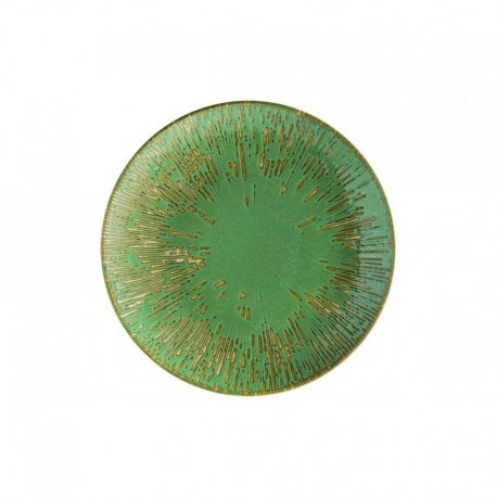 Assiette plate Snell verte - Ø21 cm