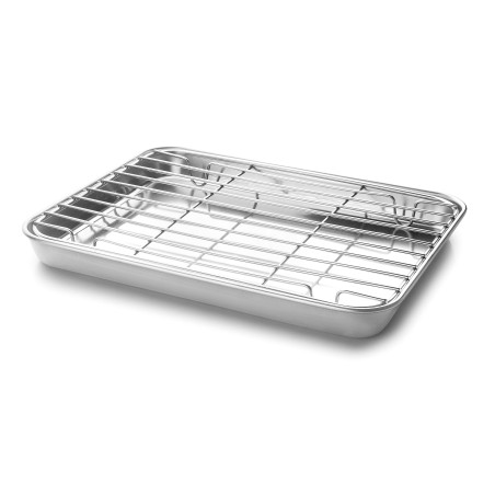 Plat à four avec grille - 26,5 x 20,5 x 2,5 cm