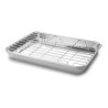 Plat à four avec grille - 21,5 x 15 x 2 cm