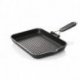 Grill manche rabattable - fonte d'aluminium - tous feux sauf induction - 43x26 cm