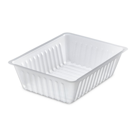 Barquette translucide charcutière 1kg - 18,9x14,4x5,4 cm
