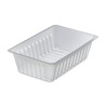 Barquette translucide charcutière 750 g - 17,6x11,6x4,9 cm