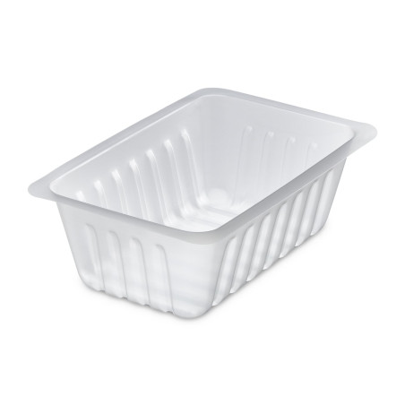 Barquette translucide charcutière  375g - 13,8x9x4,6 cm