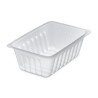 Barquette translucide charcutière  375g - 13,8x9x4,6 cm