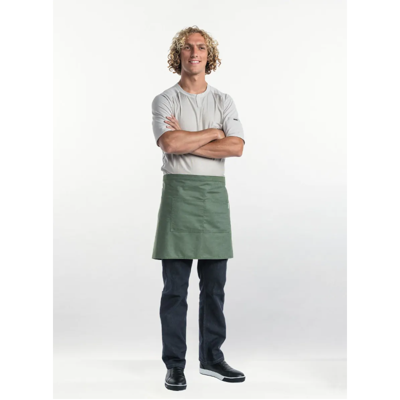 Tablier Chef Base Indian Summer 100x45 cm - Moss Green