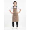 Tablier Valet Forene denim beige forme Bavette - L90 cm
