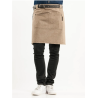 Tablier chef Forene denim beige - L50 cm