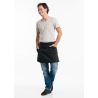 Tablier chef Cavy noir imperméable - L40 cm
