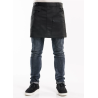 Tablier chef Cavy noir imperméable - L40 cm