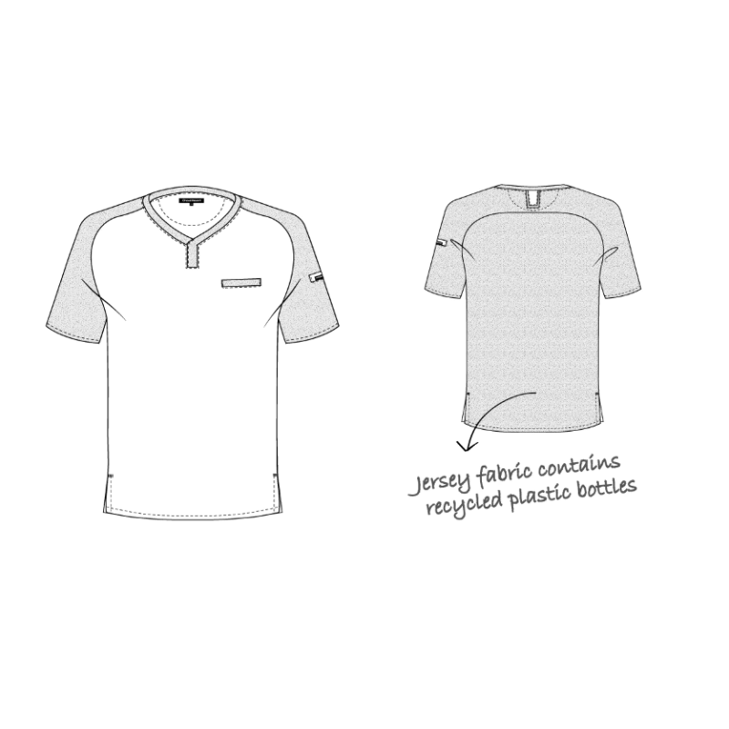 T-shirt Valente UFX Manches courtes - col. bleu marine