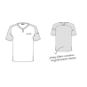 T-shirt Valente UFX Manches courtes - col. bleu marine
