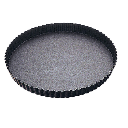 Tourtière cannelée 32cm fond mobile anti-adhésif H2,5cm